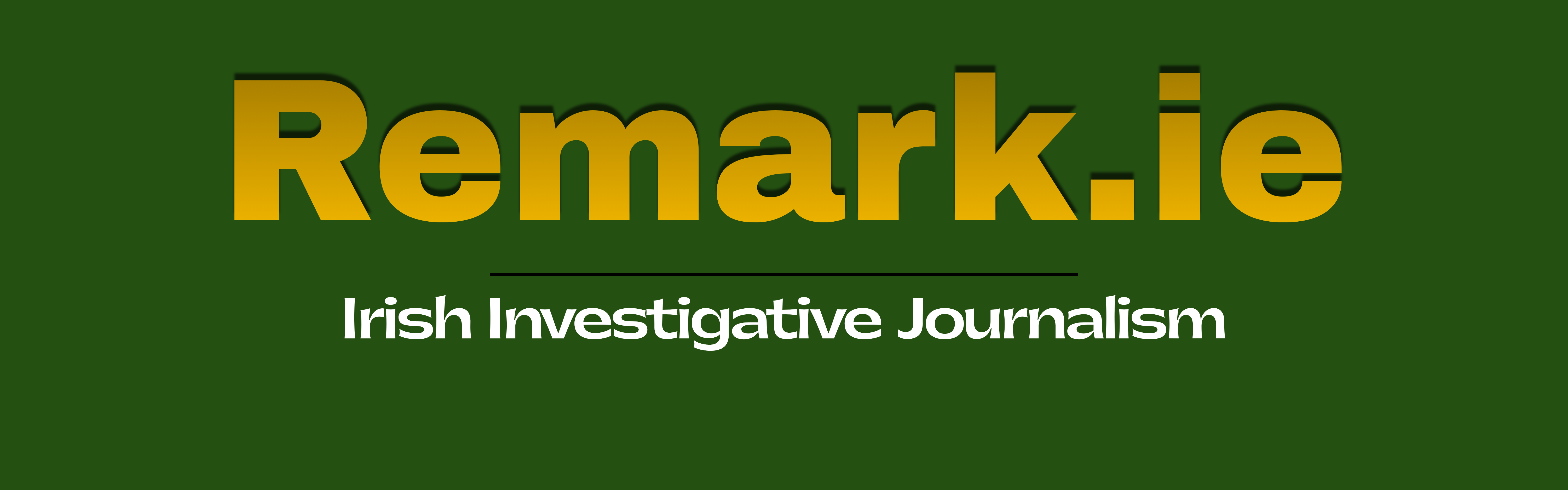 Remark.ie Logo
Caption: Irish Investigative Journalism